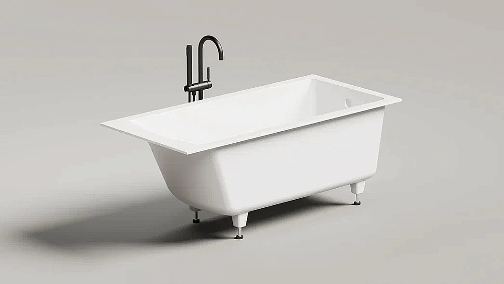 Ванна Salini CASCATA S-stone 104423M 170x70 белая