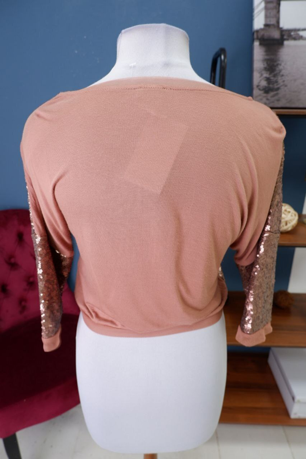 Блузка Motivi с пайетками 44 размер