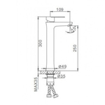 Смеситель для раковины, Frap, корот изл, с картриджем, нерж, F1048-2