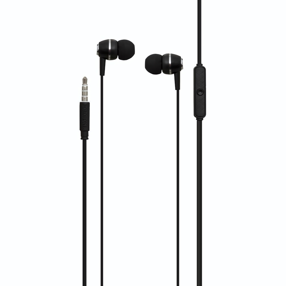 Гарнитура Borofone M36, вакуумные, разъем Jack, кабель 1.2 м Black