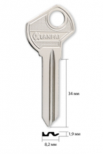 Заготовка английского ключа 10377 KAZ-1 KAZ1R KAZ1L KAN1S КНР