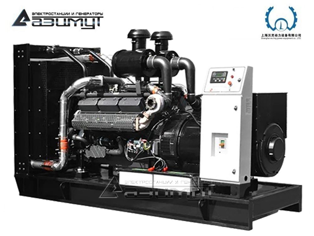 Дизельный генератор Азимут АД-480C-T400-2РМ13 Woling c автозапуском
