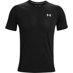 Теннисная футболка Under Armour Men's Streaker Run Short Sleeve - black/reflective