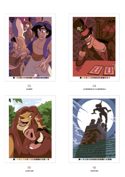 Раскраска по номерам Coloriages mysteres Disney Grand bloc - Арт Терапия Дисней, великие тайны / 9782017260066