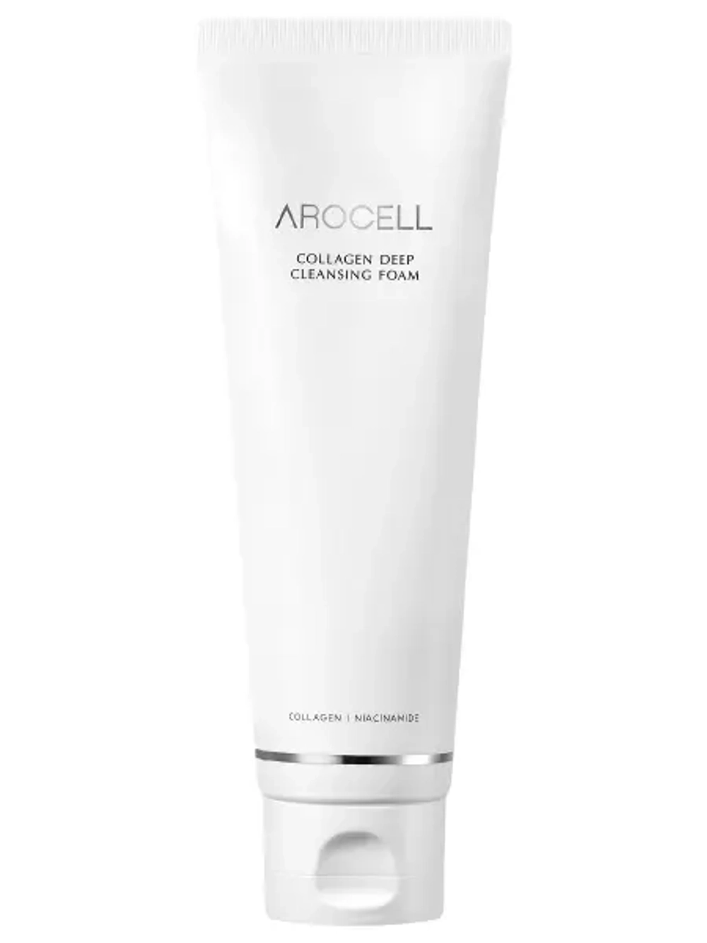 Коллагеновая пенка для глубокого очищения кожи AROCELL Collagen Deep Cleansing Foam 120мл