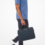 MICHAEL KORS MK Cooper Artificial Leather One Shoulder Handbag, Briefcase Large Men"s Marine Blue