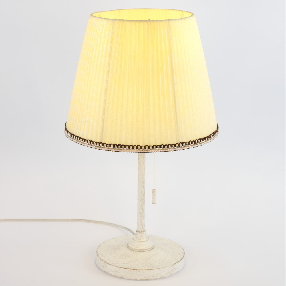Citilux Линц CL402723 Настольная лампа патина с кремовым абажуром