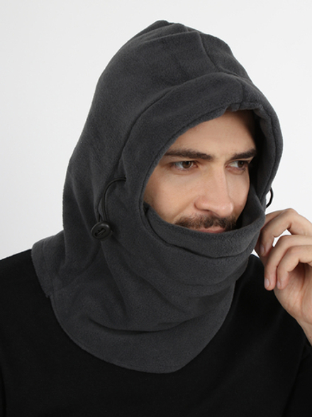 Шлем Балаклава флисовый Prival серый