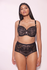 Трусики-слипы с завышенной линией талии Frozen Black (Размер: 40) (Цвет: черный)