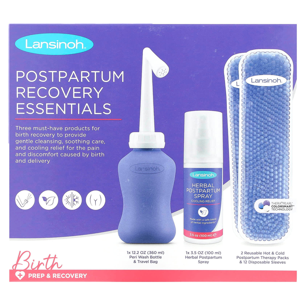 Lansinoh, Postpartum Recovery Essentials, набор из 16 предметов