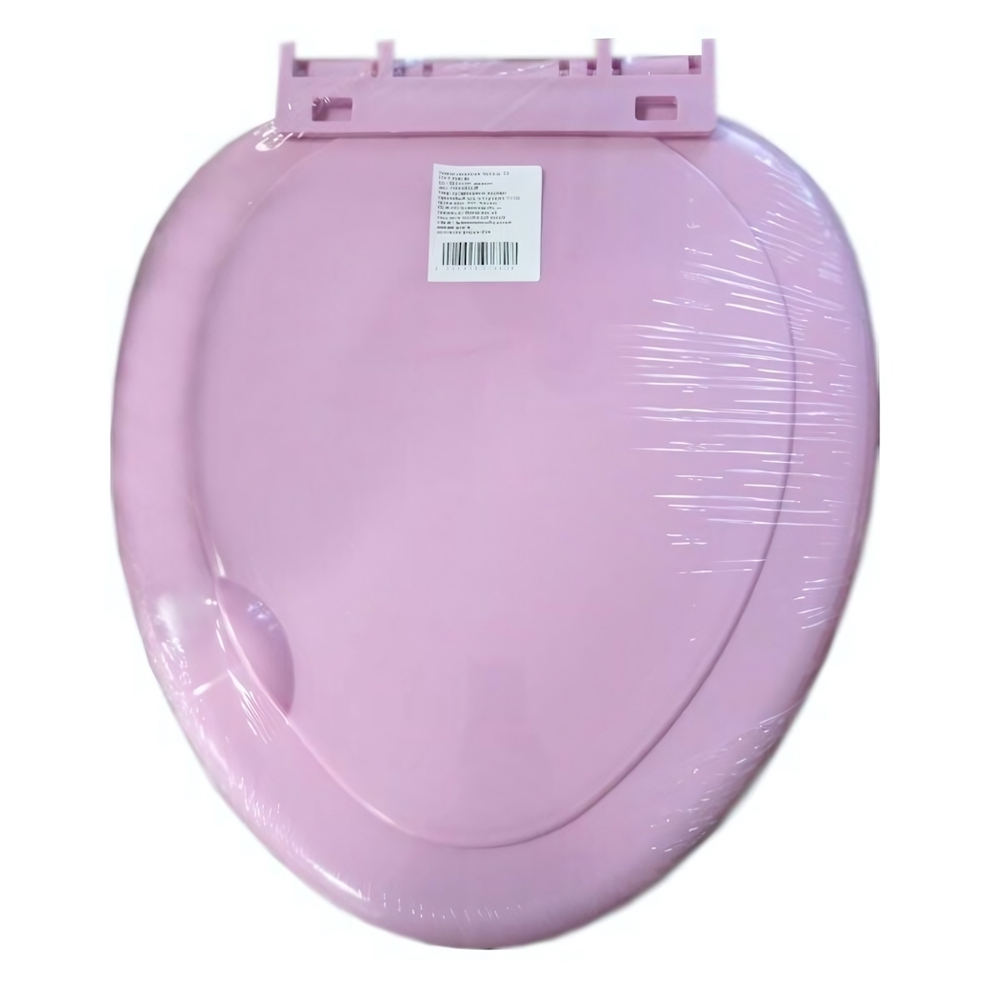 Сиденье для унитаза с планкой цвет сиреневый в индивид. термоупаковке