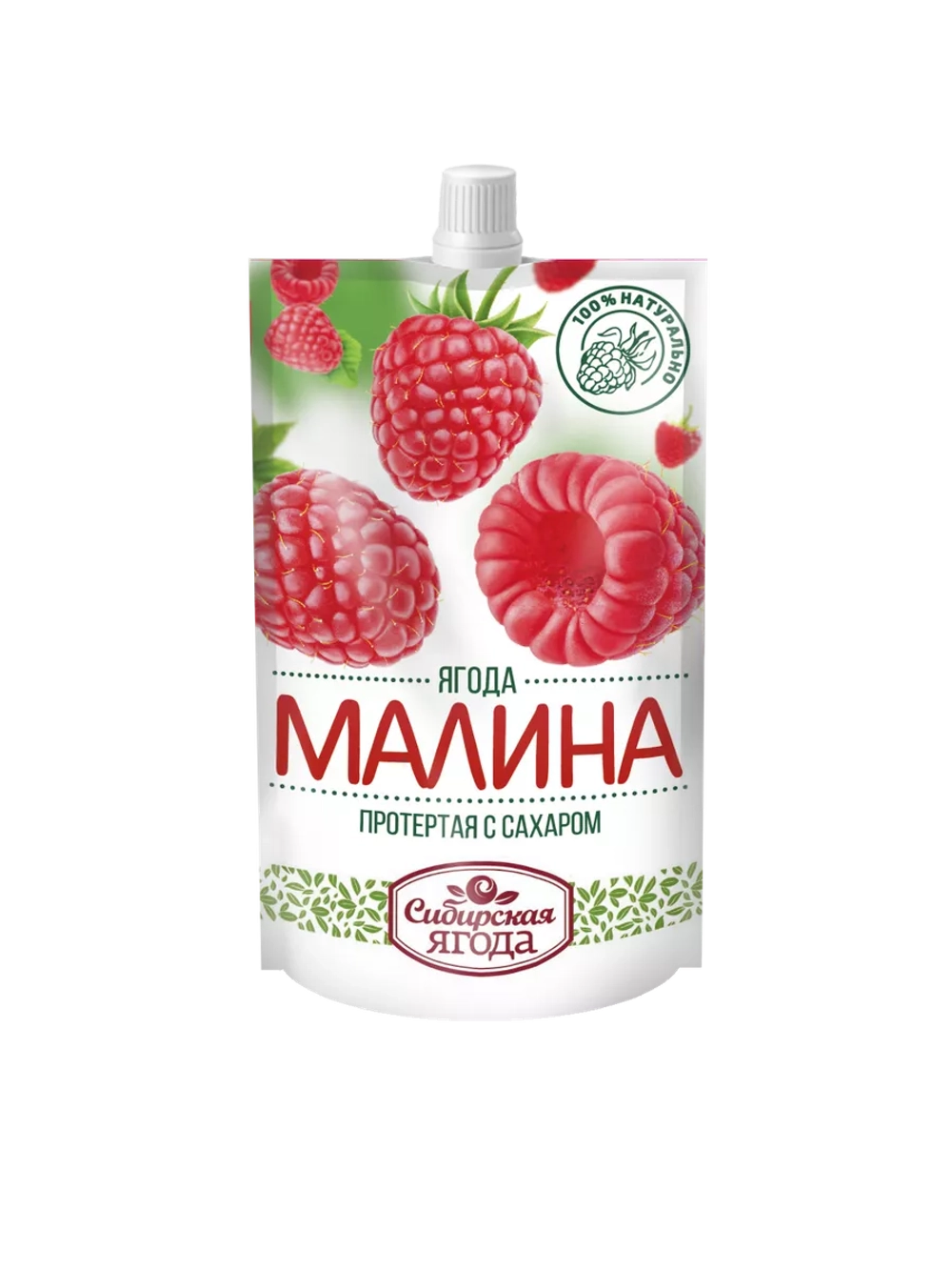 Малина протертая с сахаром