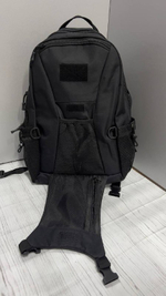Универсальный тактический рюкзак 30-35л / чёрный