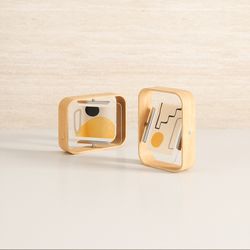 Фоторамка двусторонняя Bellwood,16х22 см, натуральное дерево