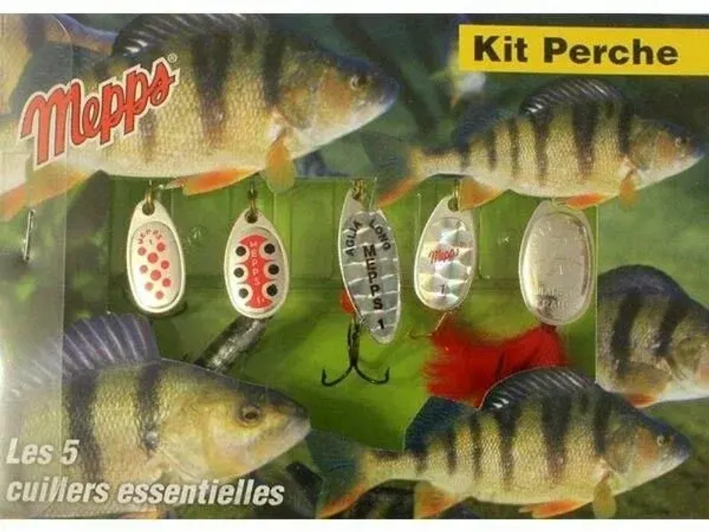 Набор вращ. блесен MEPPS Kit Perche 2005 (5шт/уп) K5PERC20055