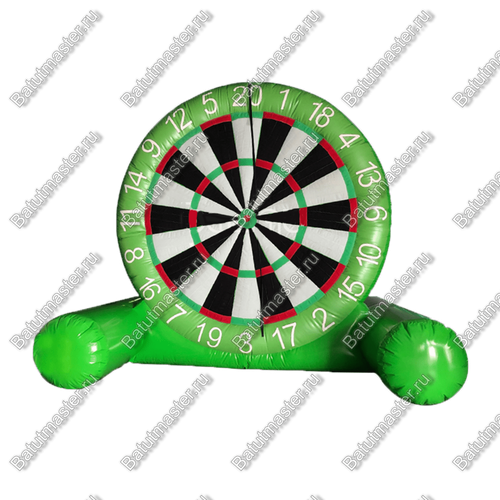 Надувной дартс «В яблочко» на подкачке, диаметр 3 м, размер 3×1,5×3 м