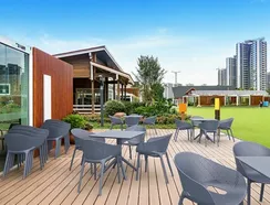 Стул пластиковый  Sky Pro серый