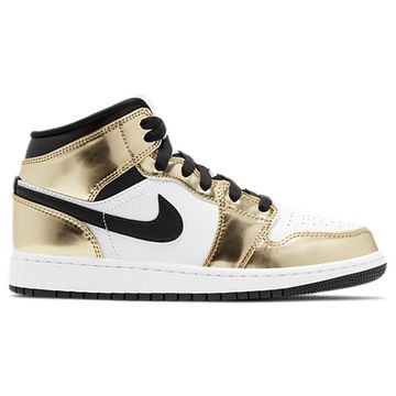 Иордания Air Jordan 1 Детские баскетбольные кроссовки МИД Топ Юнисекс