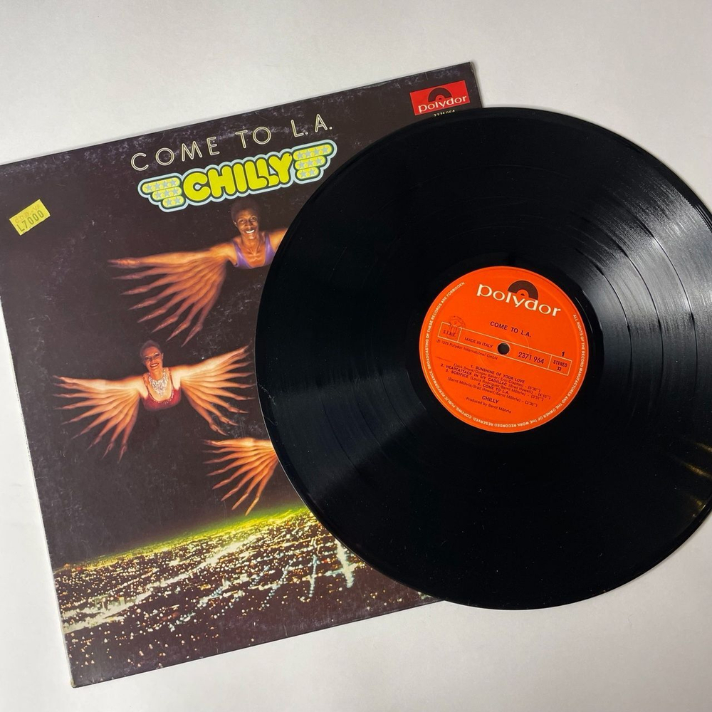 Винтажная виниловая пластинка LP Chilly Come To L.A. (Italy 1979) Sunshine Of Your Love