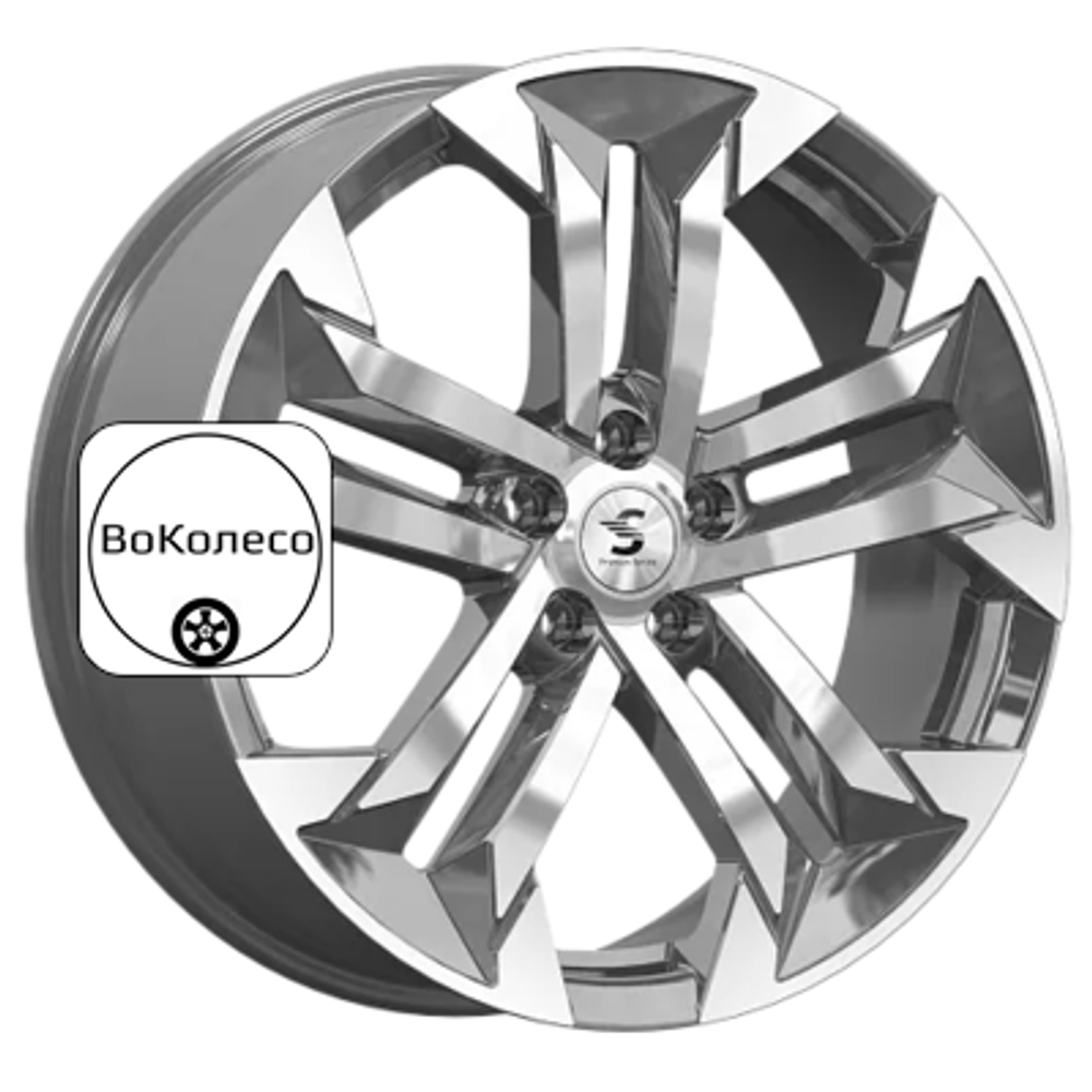 7,5x19/5x114,3 ET40 D66,6 КР015 (Haval Dargo) Diamond Gloss Graphite Premium Series