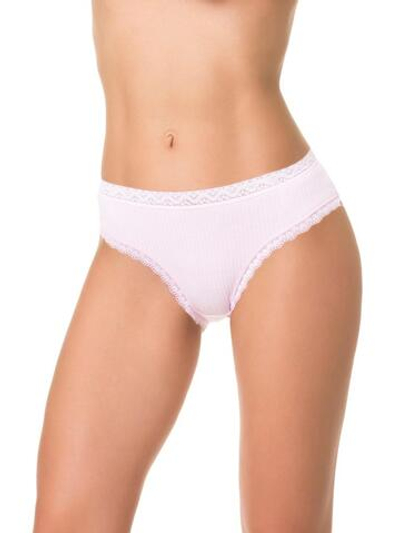 Трусики-слипы из деликатного хлопкового полотна (Размер: L) (Цвет: голубой)