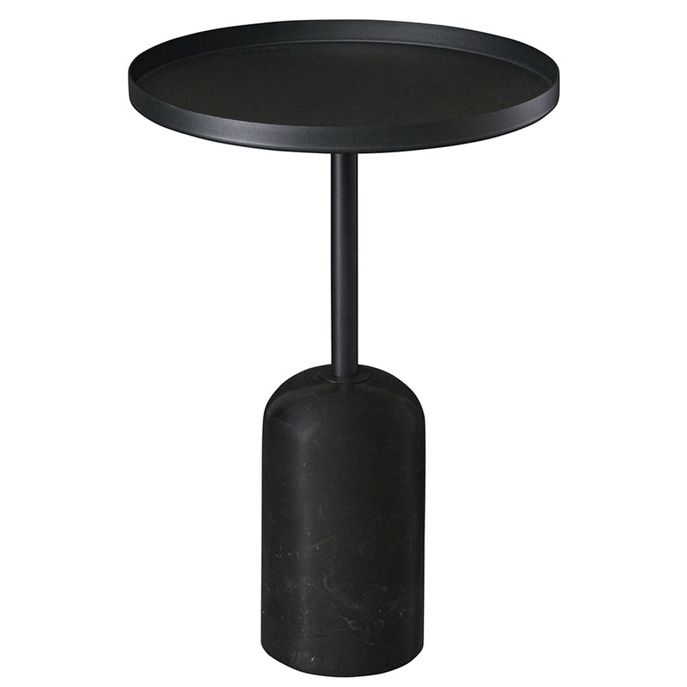 Столик кофейный Lars, Ø40 см, черный