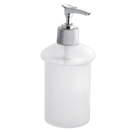 Дозатор для жидкого мыла Besser BS 8812 стеклянный на стальном креплении