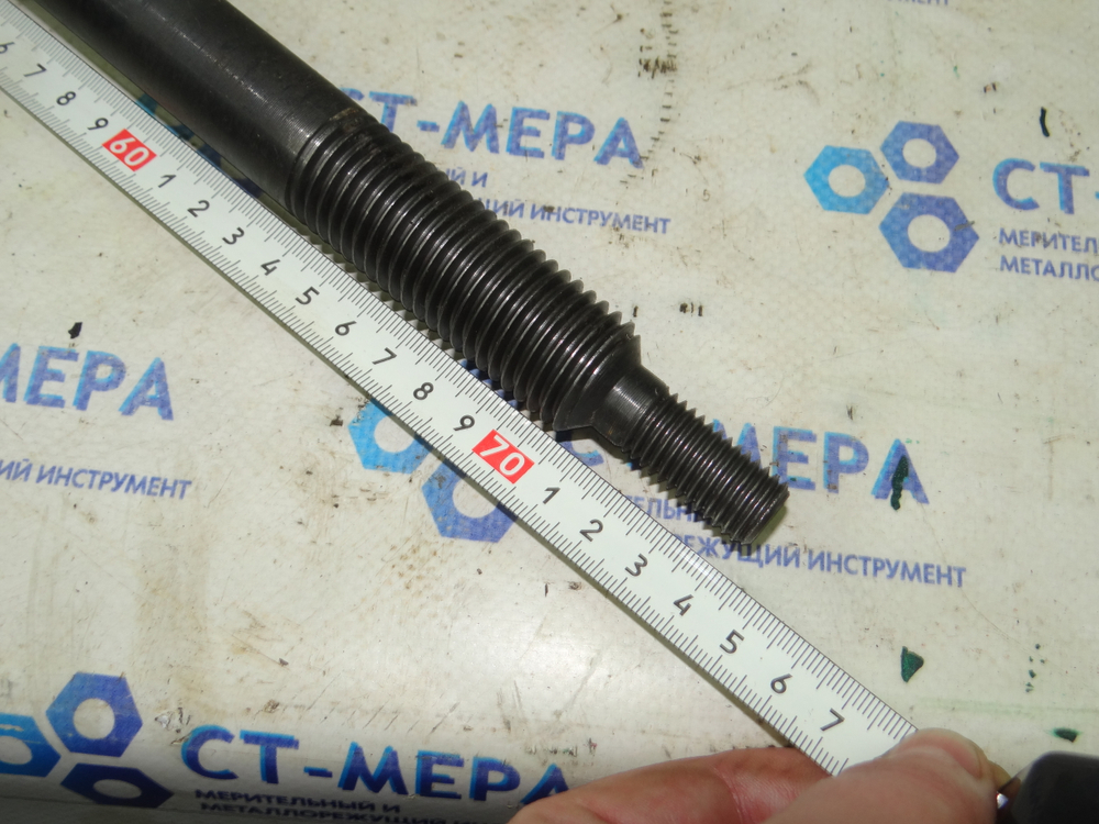 Шомпол (тяговый шпиндель) М24 для станков ISO 50 (7:24)