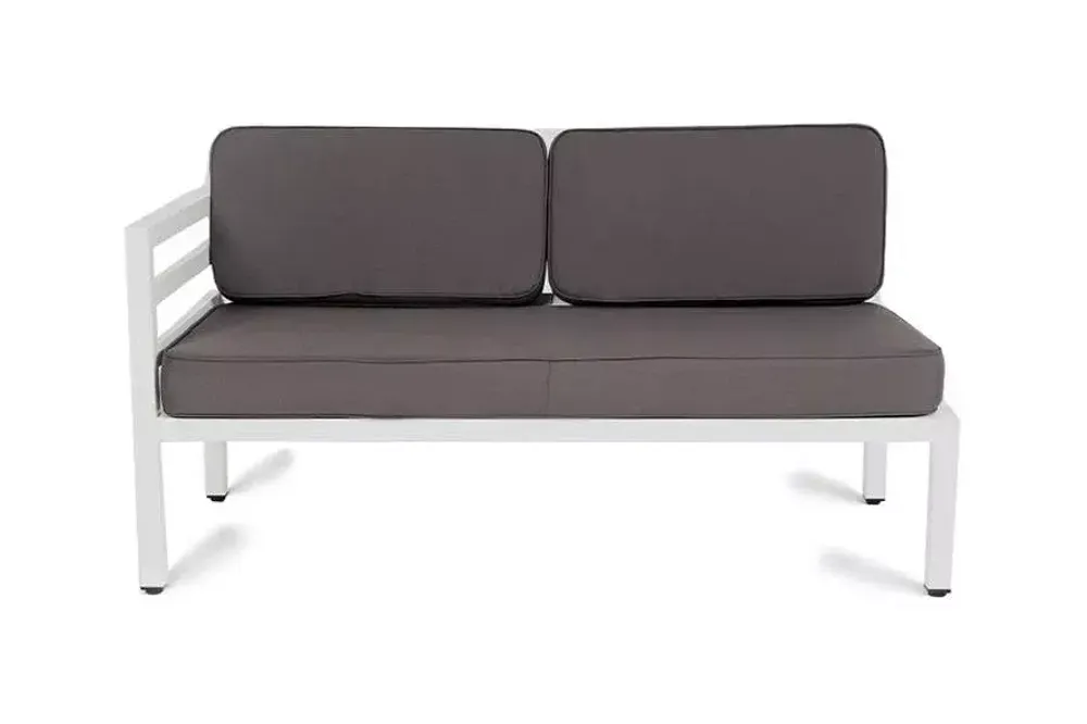 "Глория" модуль диванный правый, каркас из алюминия