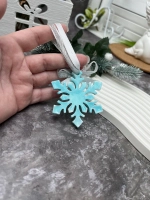 Новогодняя елочная игрушка Снежинка