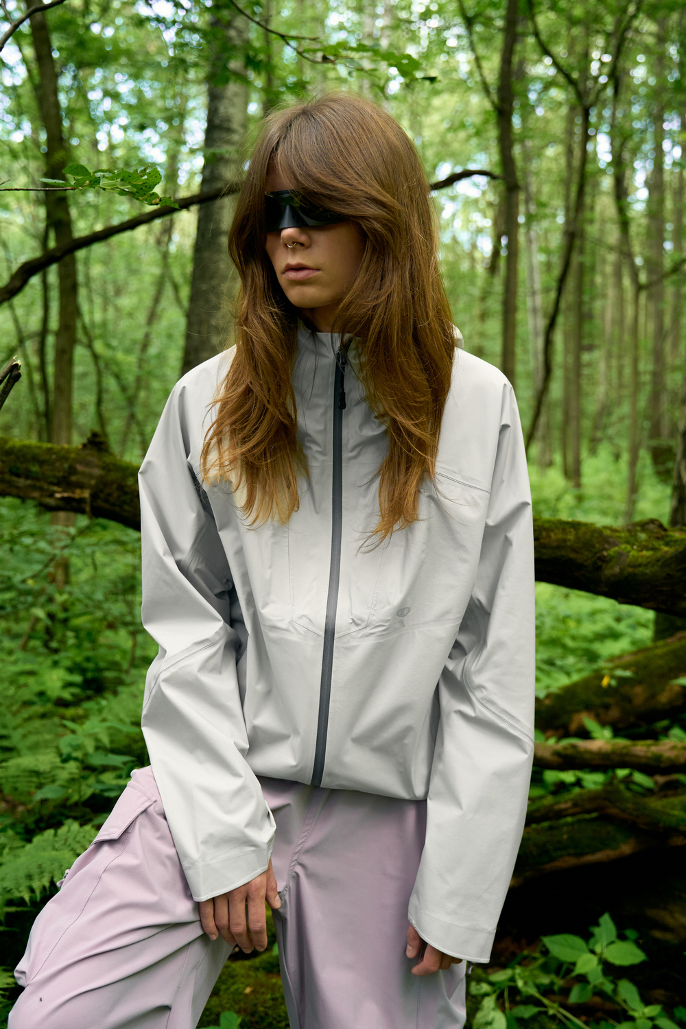 Куртка Nothomme Blue Lightweight Waterproof Moisture-Wicking Hardshell Jacket "Light Grey"
