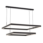 Citilux Дуэт CL719K211 LED Люстра подвесная с пультом Чёрная