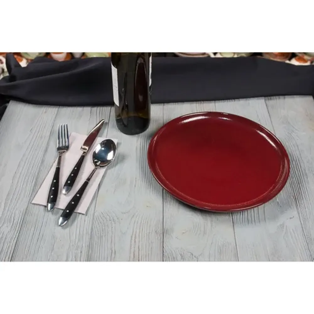 Тарелка d 26,5 h2,5 см Evolution Dark Red P.L. Proff Cuisine [1]