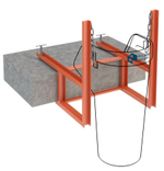 Кронштейн балконный Полимер-Групп(1105x865x750см;красный) - арт.559340