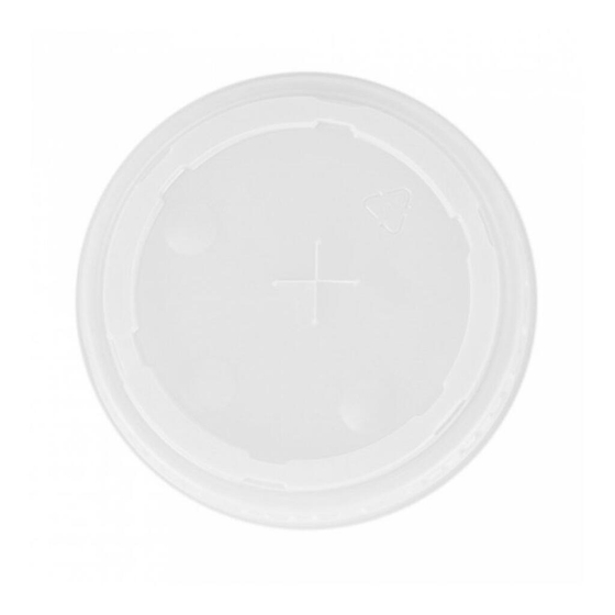 Крышка для стаканов арт. 81210253, 8,4 см, прозрачная, PS, 100 шт