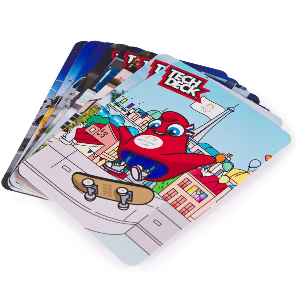 Tech Deck - Набор из восьми скейтбордов Competition Legends Paris 2024 fingerboard 20147679 / артикул   13908 6070368 20147679  / GTIN 681147023109