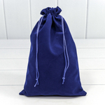 Мешочек 20х30см Бархат класс Б (Синий)