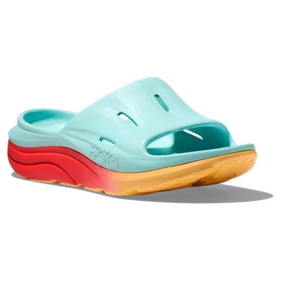 Hoka One One Ora Recovery Slide 3 'Blue Red'