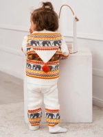 Костюм вязаный детский "Веселый зоопарк"