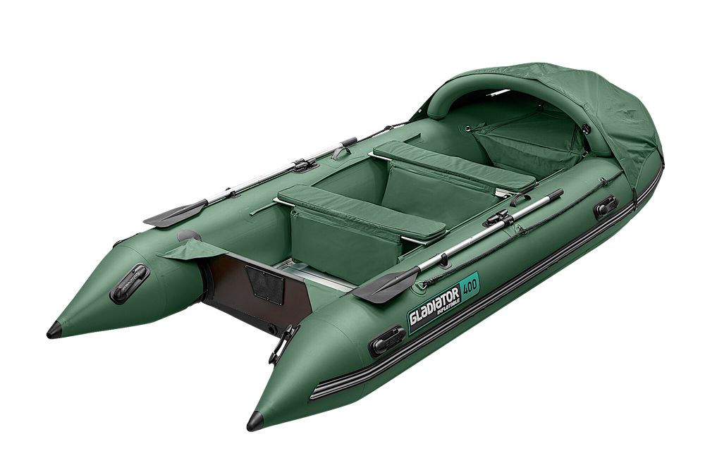 Лодка ПВХ Gladiator Active C400AL с алюминиевым полом