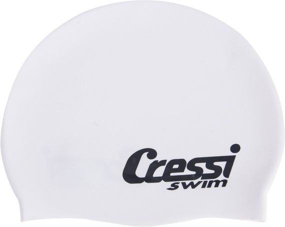 Шапочка для плавания детская Cressi Silicone Cap Kids белая