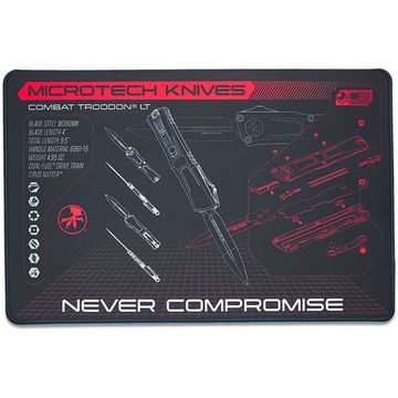 Коврик настольный Microtech COMBAT TROODON BLACK MAT-CT