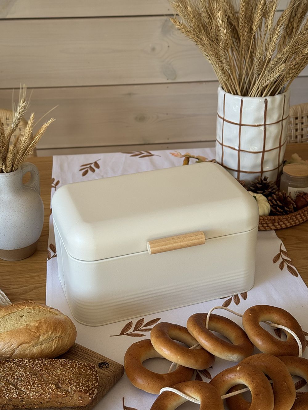 Хлебница Irmel 30х20х16 см, молочная