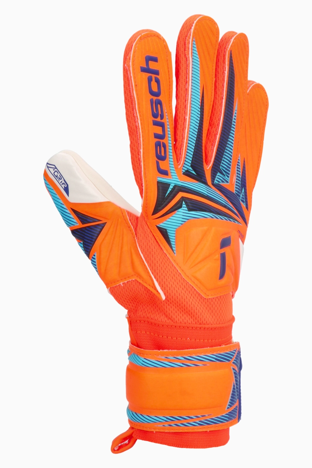 Вратарские перчатки Reusch Attrakt Grip Junior - оранжевый
