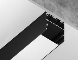 Ambrella Алюминиевый профиль накладной/подвесной "Profile System" 42*45 для светодиодной ленты до 33,4мм Profile System GP3050BK