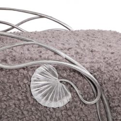 Кресло Нимфея Серый Античное серебро