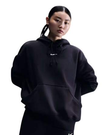 Женская Кофта теннисная Nike Sportwear Phoenix Fleece - black/sail