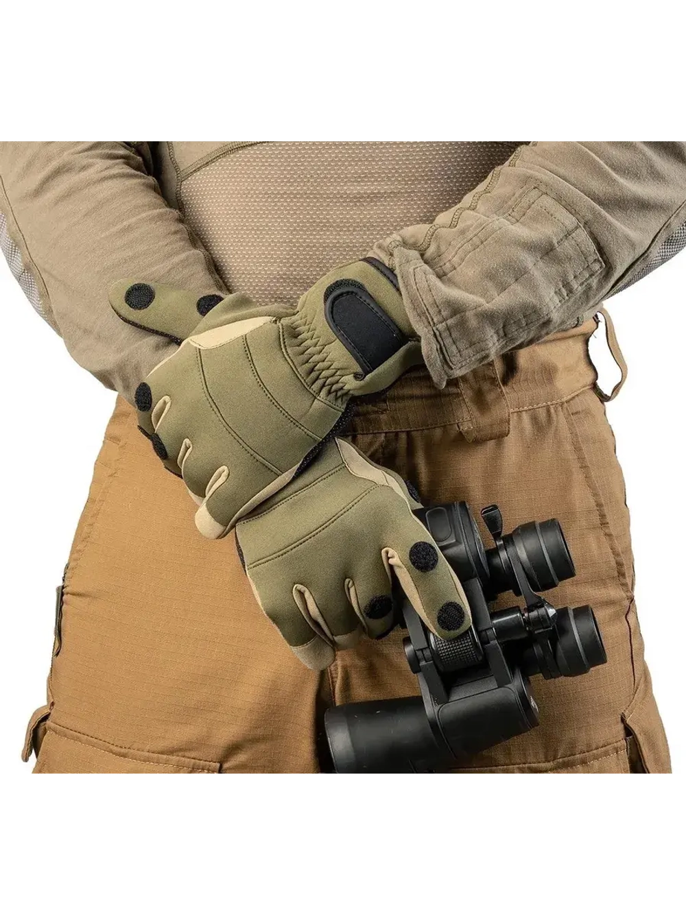 Перчатки для рыбалки FISHER неопрен. на липучке