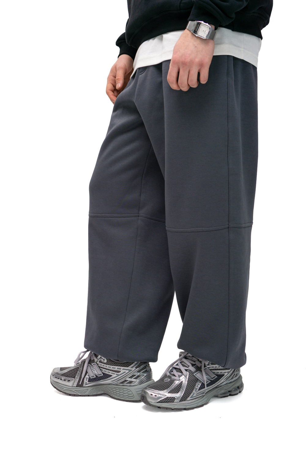 Штаны UNIFORM Wide Warm, Темно-серый