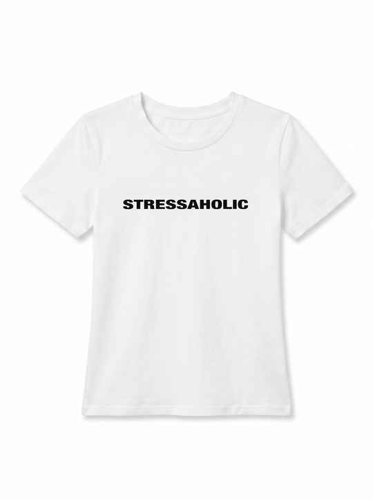 Футболка приталенная "Stressaholic"